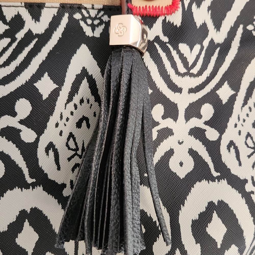 Stella and Dot La Totale Hello Sunshine Ikat Zipper Tote - Picture 3 of 16